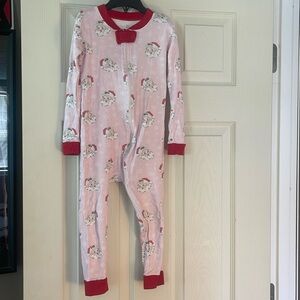 EUC - Smockingbird Vintage Santa One Piece Pajamas